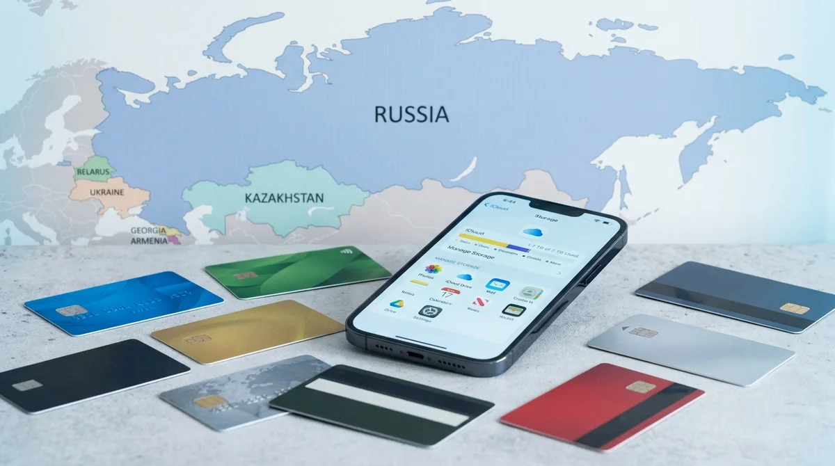 Оплата iCloud+ из России в 2026 году