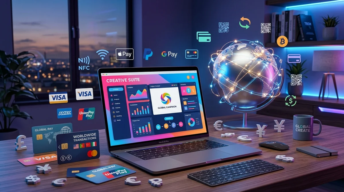 Adobe Creative Cloud: иллюстрация к статье «Как оплатить Adobe Creative Cloud из России в 2026 году»